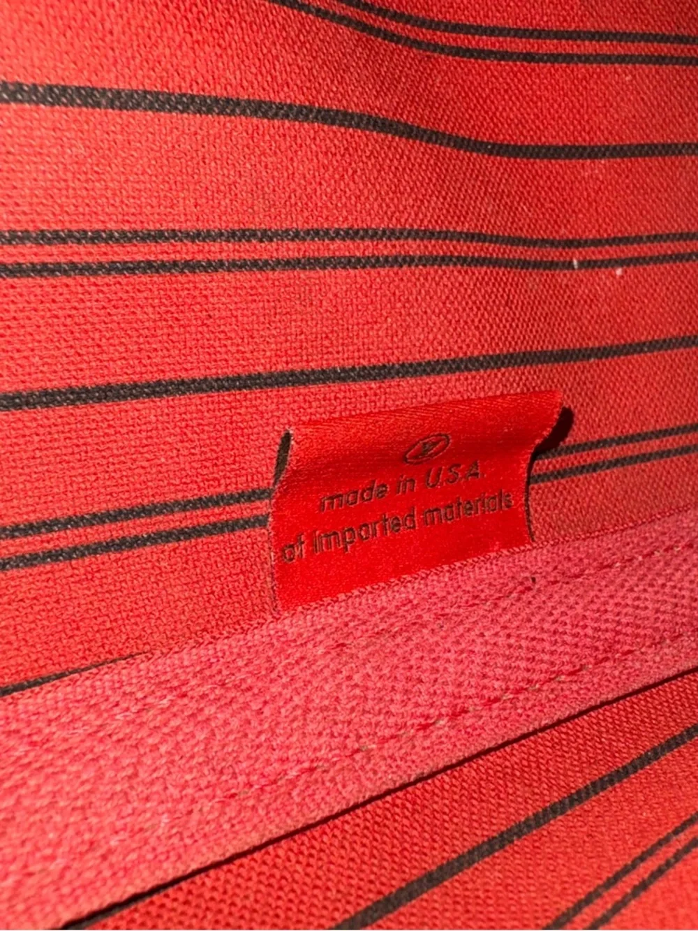 ❤️‍🔥AUTHENTIC❤️‍🔥 Louis Vuitton Damier Neverful MM with Red Striped Interior - Picture 3 of 6